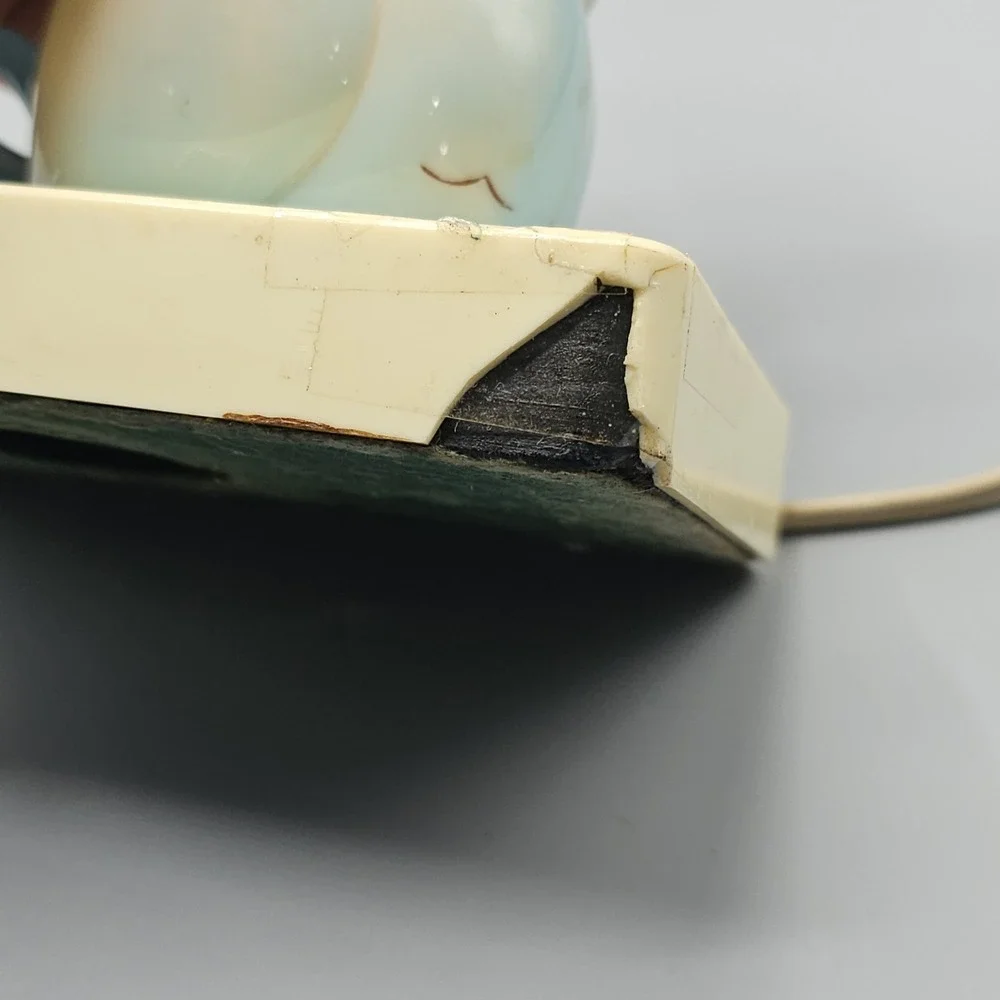 Vintage 50s Mouse Night Light Portable Lamp Made In USA Nursery Grandmacore‎